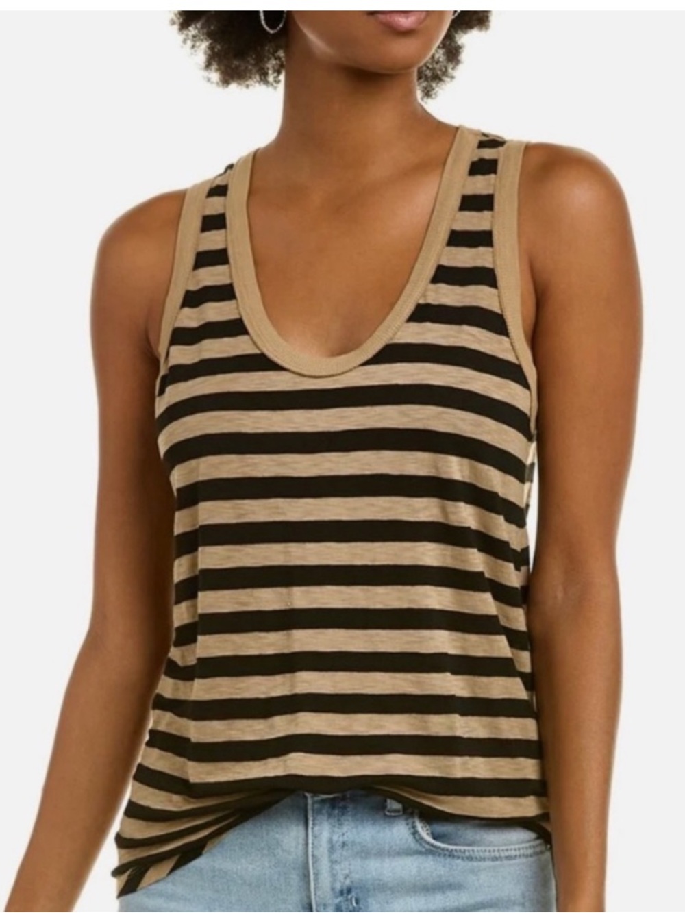 Michael Stars Tobi Striped Tank Size XS